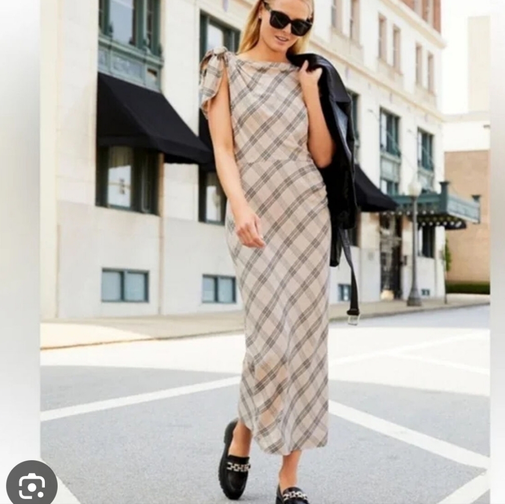 Plaid Maxi Dress